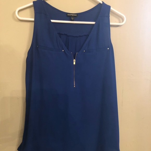 Express Gold Zip Tank - Picture 1 of 3